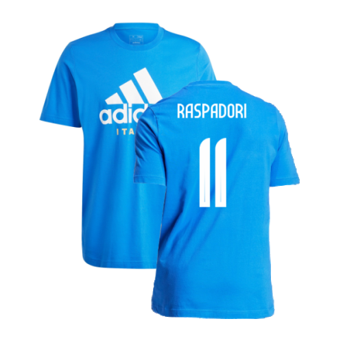 2024-2025 Italy DNA Graphic Tee (Blue) (RASPADORI 11)