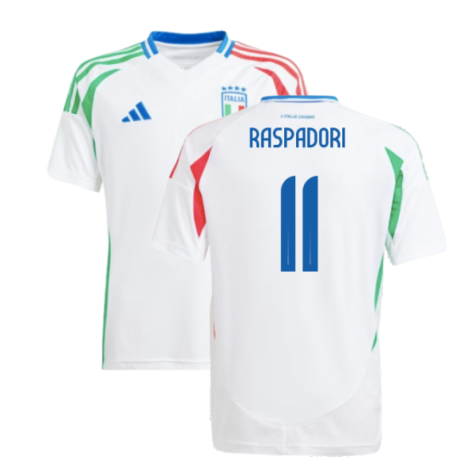 2024-2025 Italy Away Shirt (Kids) (RASPADORI 11)