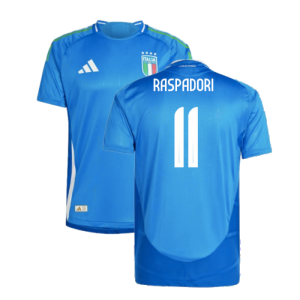 2024-2025 Italy Authentic Home Shirt (RASPADORI 11) 2024-2025 Italy Authentic Home Shirt (RASPADORI 11)