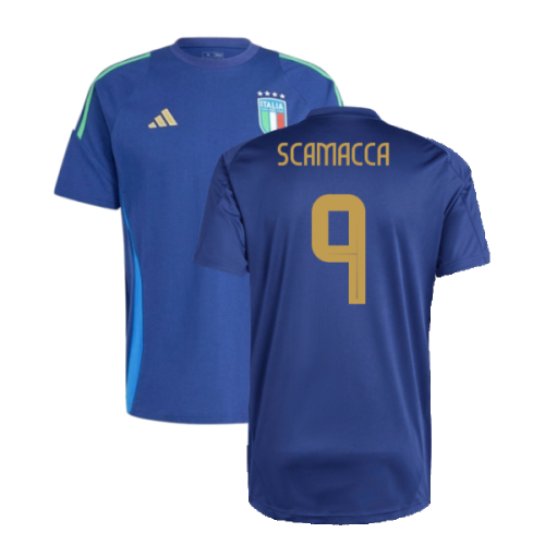 2024-2025 Italy Training Tee (Navy) (SCAMACCA 9)