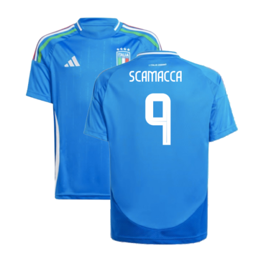 2024-2025 Italy Home Shirt (Kids) (SCAMACCA 9)