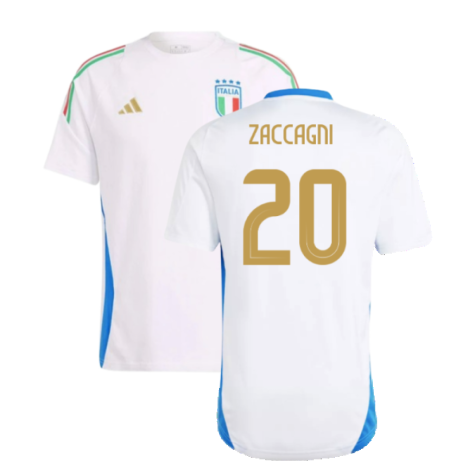 2024-2025 Italy Training Tee (White) (ZACCAGNI 20)