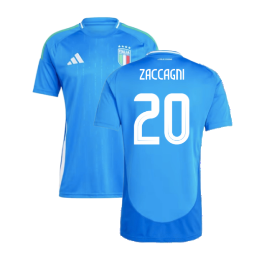 2024-2025 Italy Home Shirt (ZACCAGNI 20)