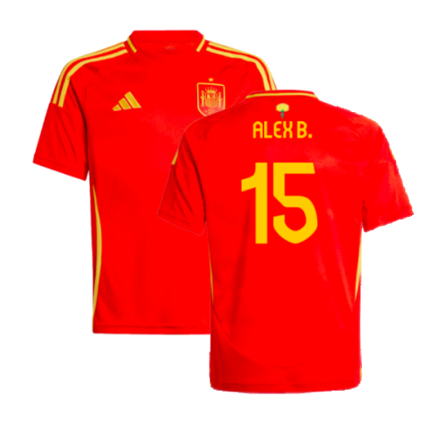 2024-2025 Spain Home Shirt (Kids) (Alex B. 15)