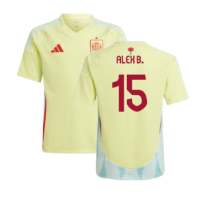 2024-2025 Spain Away Shirt (Kids) (Alex B. 15)