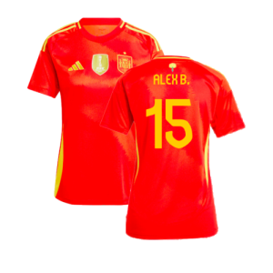 2024-2025 Spain Home Shirt (Ladies) (Alex B. 15)