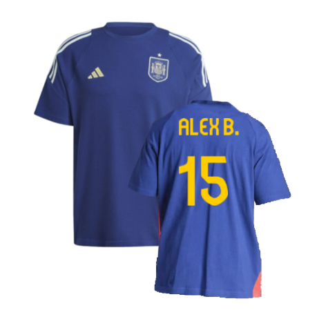 2024-2025 Spain Training Tee (Blue) (Alex B. 15)