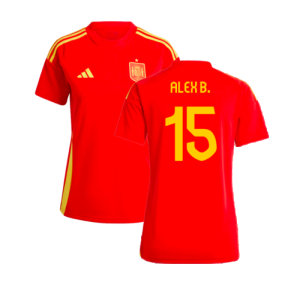 2024-2025 Spain Home Fan Shirt (Ladies) (Alex B. 15)