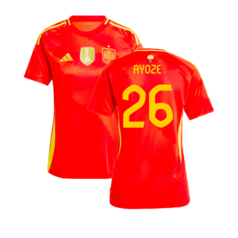 2024-2025 Spain Home Shirt (Ladies) (Ayoze 26)