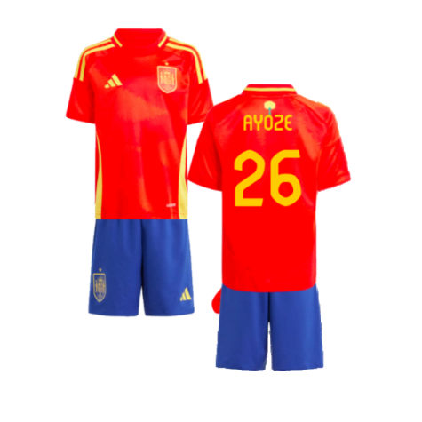 2024-2025 Spain Home Mini Kit (Ayoze 26)