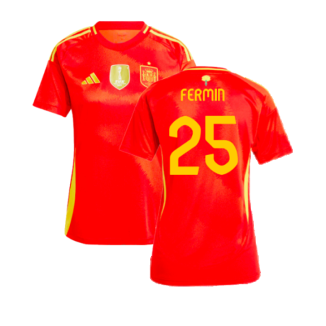 2024-2025 Spain Home Shirt (Ladies) (Fermin 25)