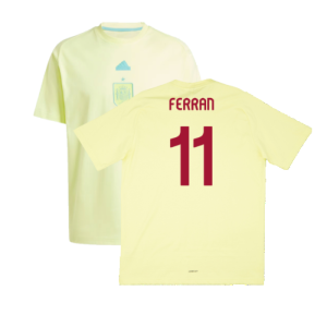 2024-2025 Spain Travel Tee (Yellow) (Ferran 11)