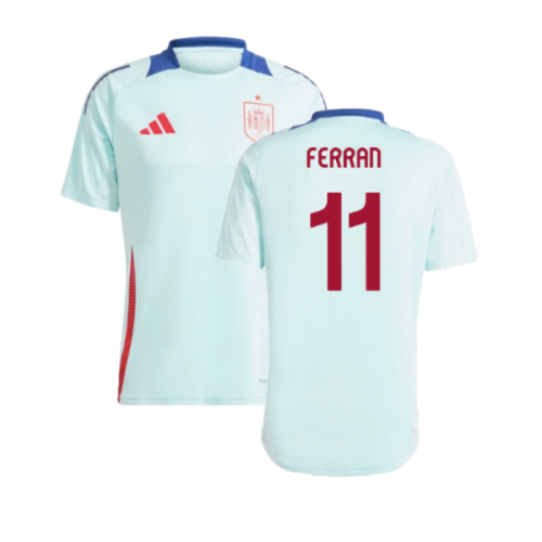 2024-2025 Spain Training Jersey (Halo Mint) (Ferran 11)