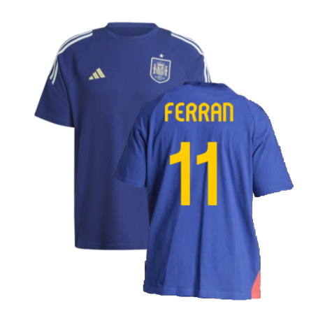 2024-2025 Spain Training Tee (Blue) (Ferran 11)