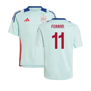 2024-2025 Spain Training Jersey (Turquoise) - Kids (Ferran 11)