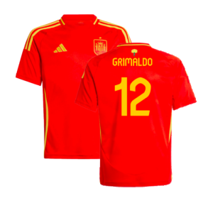 2024-2025 Spain Home Shirt (Kids) (Grimaldo 12)