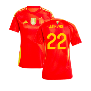 2024-2025 Spain Home Shirt (Ladies) (J.Navas 22) 2024-2025 Spain Home Shirt (Ladies) (J.Navas 22)