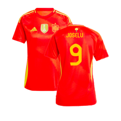 2024-2025 Spain Home Shirt (Ladies) (Joselu 9)