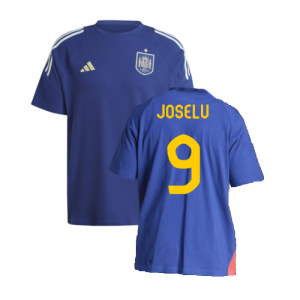 2024-2025 Spain Training Tee (Blue) (Joselu 9)