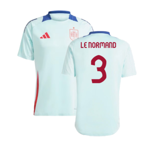 2024-2025 Spain Training Jersey (Halo Mint) (Le Normand 3)