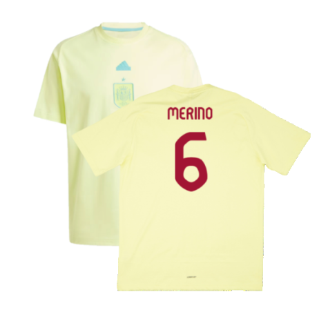 2024-2025 Spain Travel Tee (Yellow) (Merino 6)