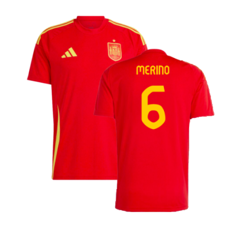 2024-2025 Spain Home Fan Jersey (Merino 6)