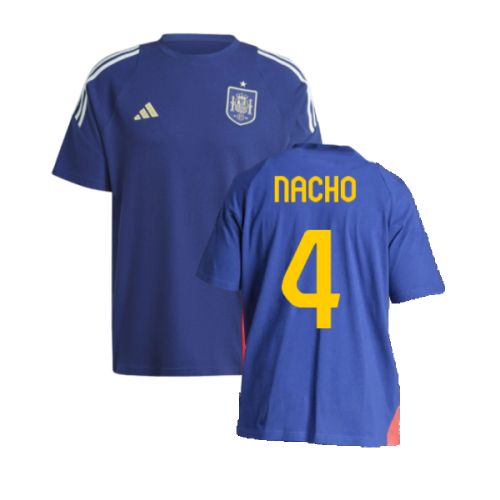 2024-2025 Spain Training Tee (Blue) (Nacho 4)