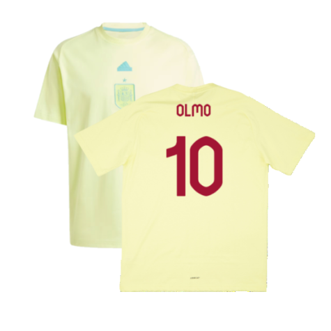 2024-2025 Spain Travel Tee (Yellow) (Olmo 10)