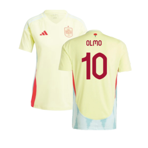 2024-2025 Spain Away Shirt (Ladies) (Olmo 10)