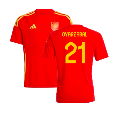 2024-2025 Spain Home Fan Shirt (Kids) (Oyarzabal 21)