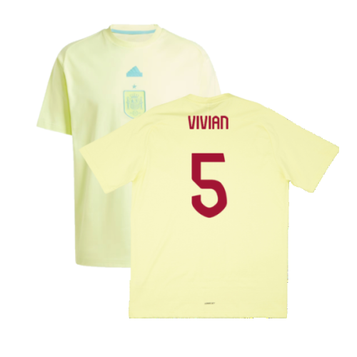 2024-2025 Spain Travel Tee (Yellow) (Vivian 5)