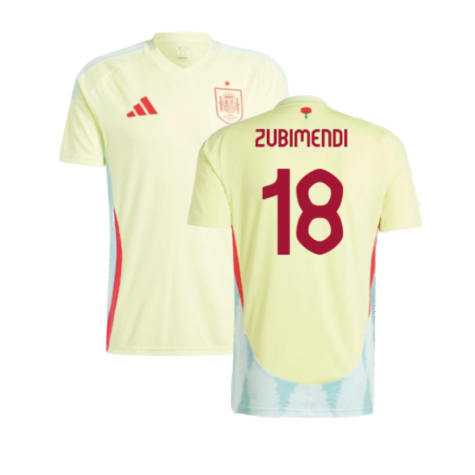 2024-2025 Spain Away Shirt (Zubimendi 18)