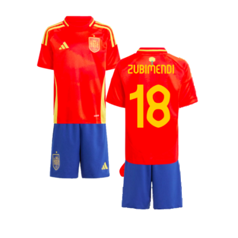 2024-2025 Spain Home Mini Kit (Zubimendi 18)