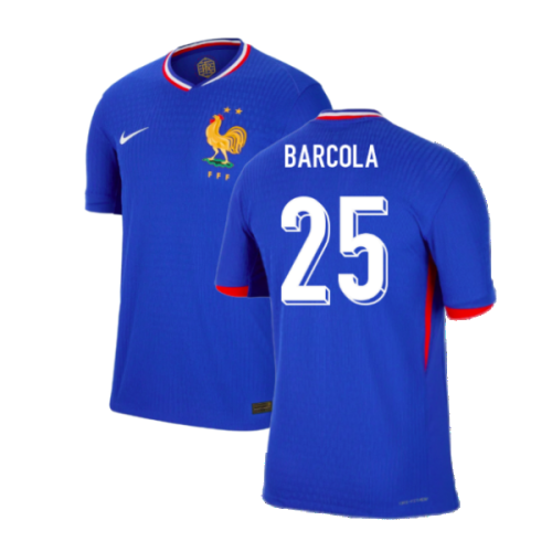 2024-2025 France Dri-FIT ADV Match Home Shirt (Barcola 25)