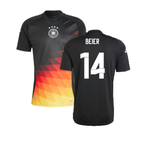 2024-2025 Germany Pre-Match Shirt (Black) (Beier 14)