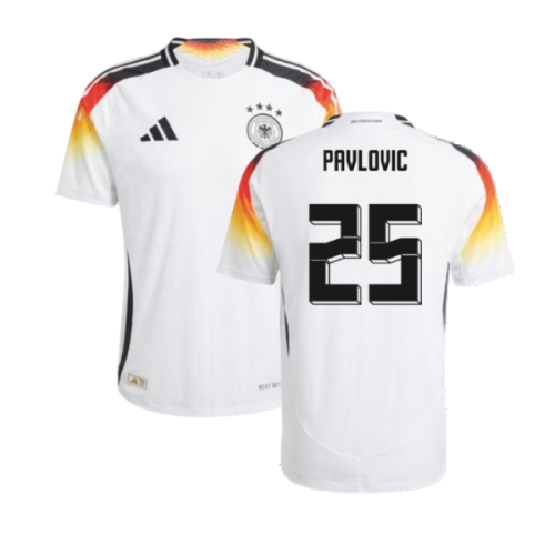 2024-2025 Germany Authentic Home Shirt (Pavlovic 25)