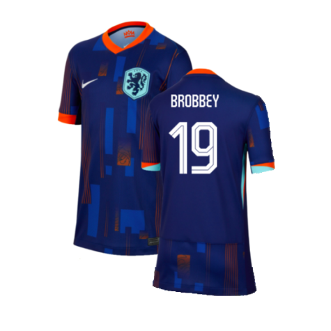 2024-2025 Netherlands Away Shirt (Kids) (Brobbey 19)