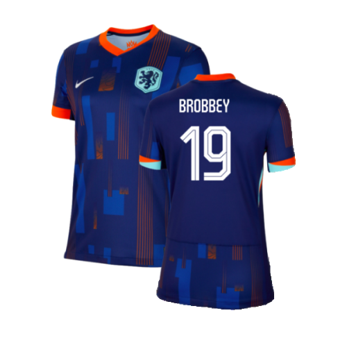 2024-2025 Netherlands Away Shirt (Womens) (Brobbey 19)