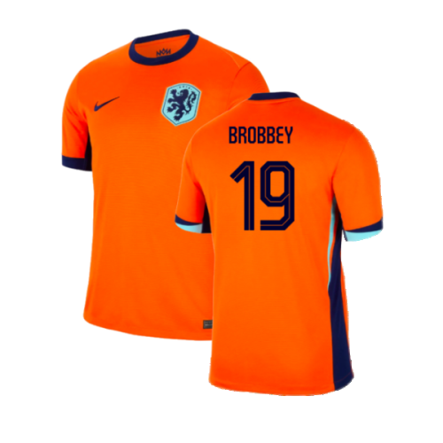 2024-2025 Netherlands Home Shirt (Brobbey 19)