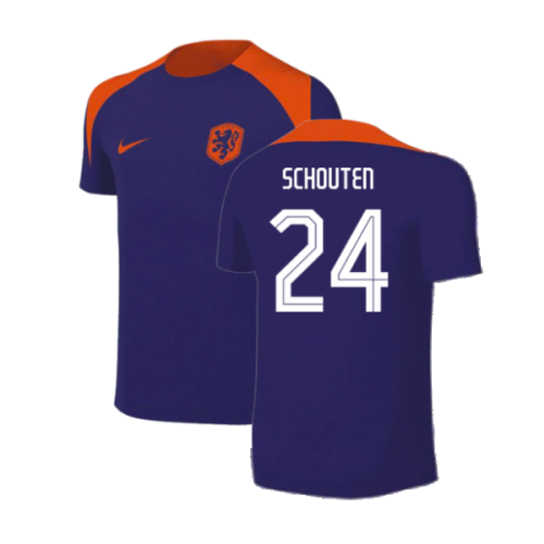 2024-2025 Netherlands Strike Training Shirt (Blue) - Kids (Schouten 24)