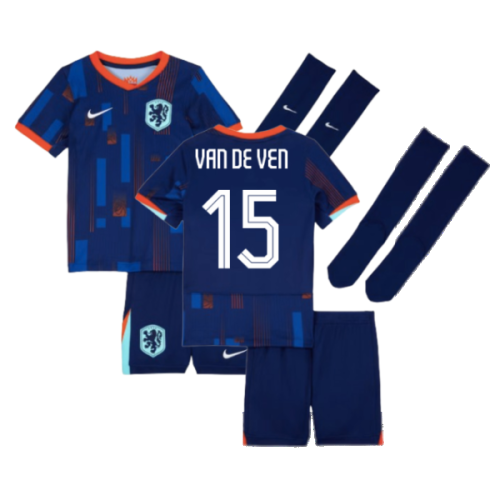 2024-2025 Netherlands Away Mini Kit (Van De Ven 15)