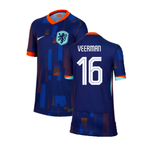 2024-2025 Netherlands Away Shirt (Kids) (Veerman 16)