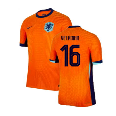 2024-2025 Netherlands Dri-Fit ADV Match Home Shirt (Veerman 16)