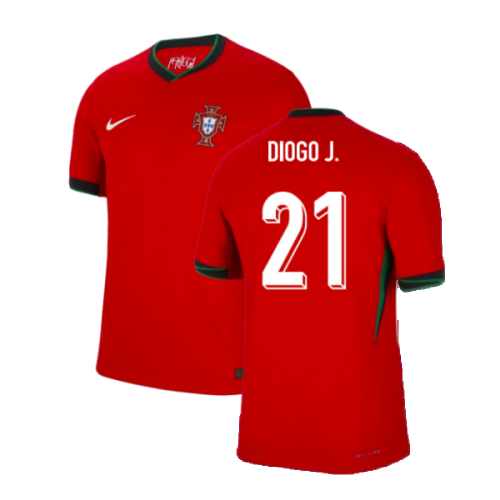 2024-2025 Portugal Dri-Fit ADV Match Home Shirt (Diogo J. 21)