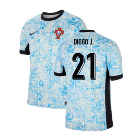 2024-2025 Portugal Away Shirt (Diogo J. 21)