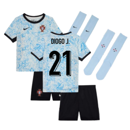 2024-2025 Portugal Away Mini Kit (Diogo J. 21)