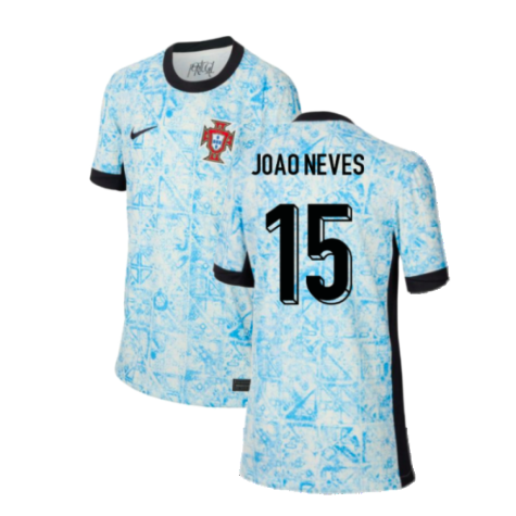 2024-2025 Portugal Away Shirt (Kids) (Joao Neves 15)