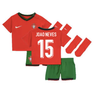 2024-2025 Portugal Home Baby Kit (Joao Neves 15)