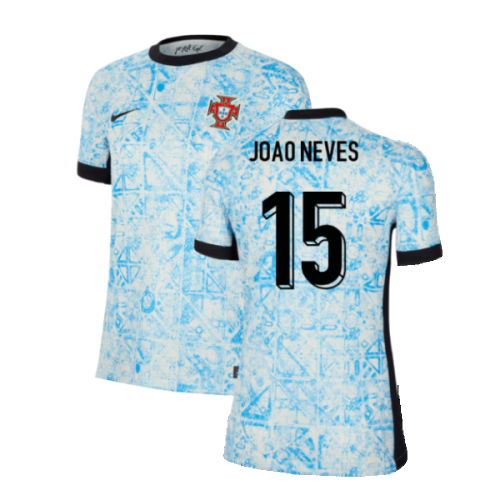 2024-2025 Portugal Away Shirt (Womens) (Joao Neves 15)