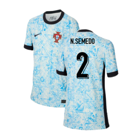 2024-2025 Portugal Away Shirt (Kids) (N.Semedo 2)